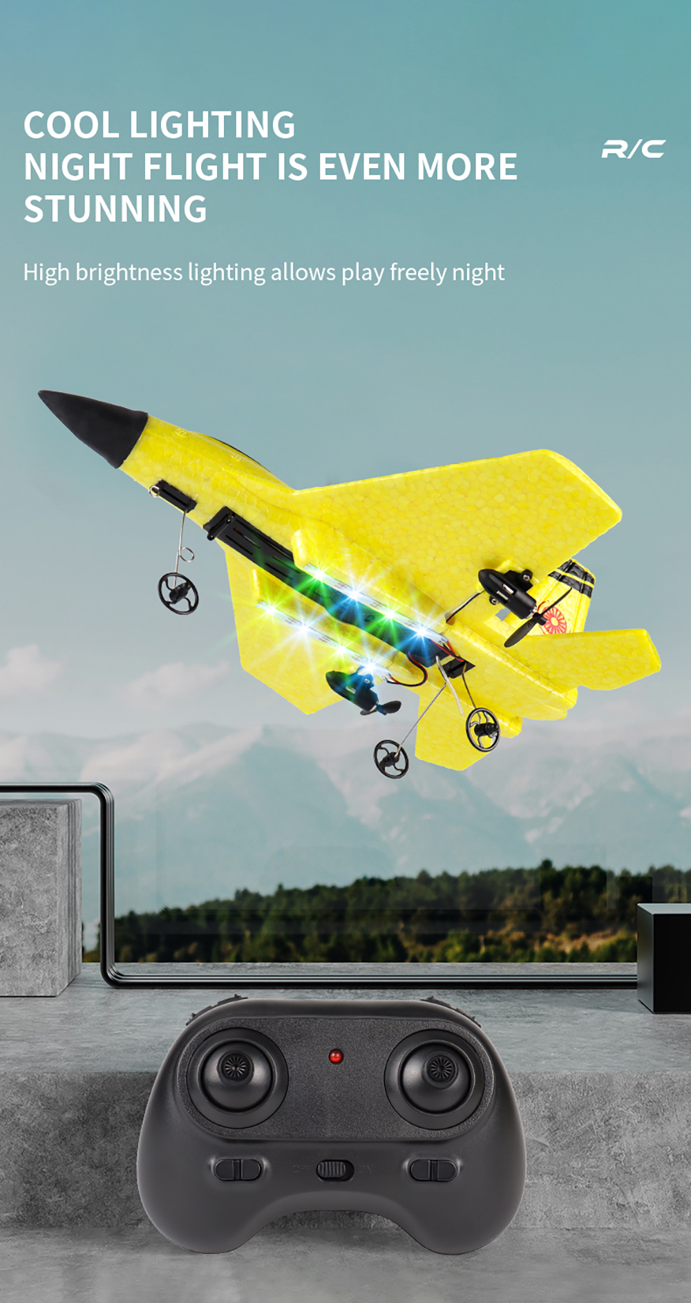 SU35-2526-24GHz-2-Kanal-RC-Gleitflugzeug-aus-EPP-Schaumstoff-mit-eingebautem-Gyro-und-LED-Licht-RTF--1999535-4